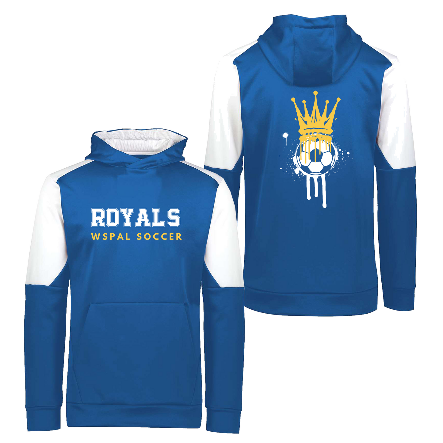 Royals Drip Logo Youth Performance Hoodie