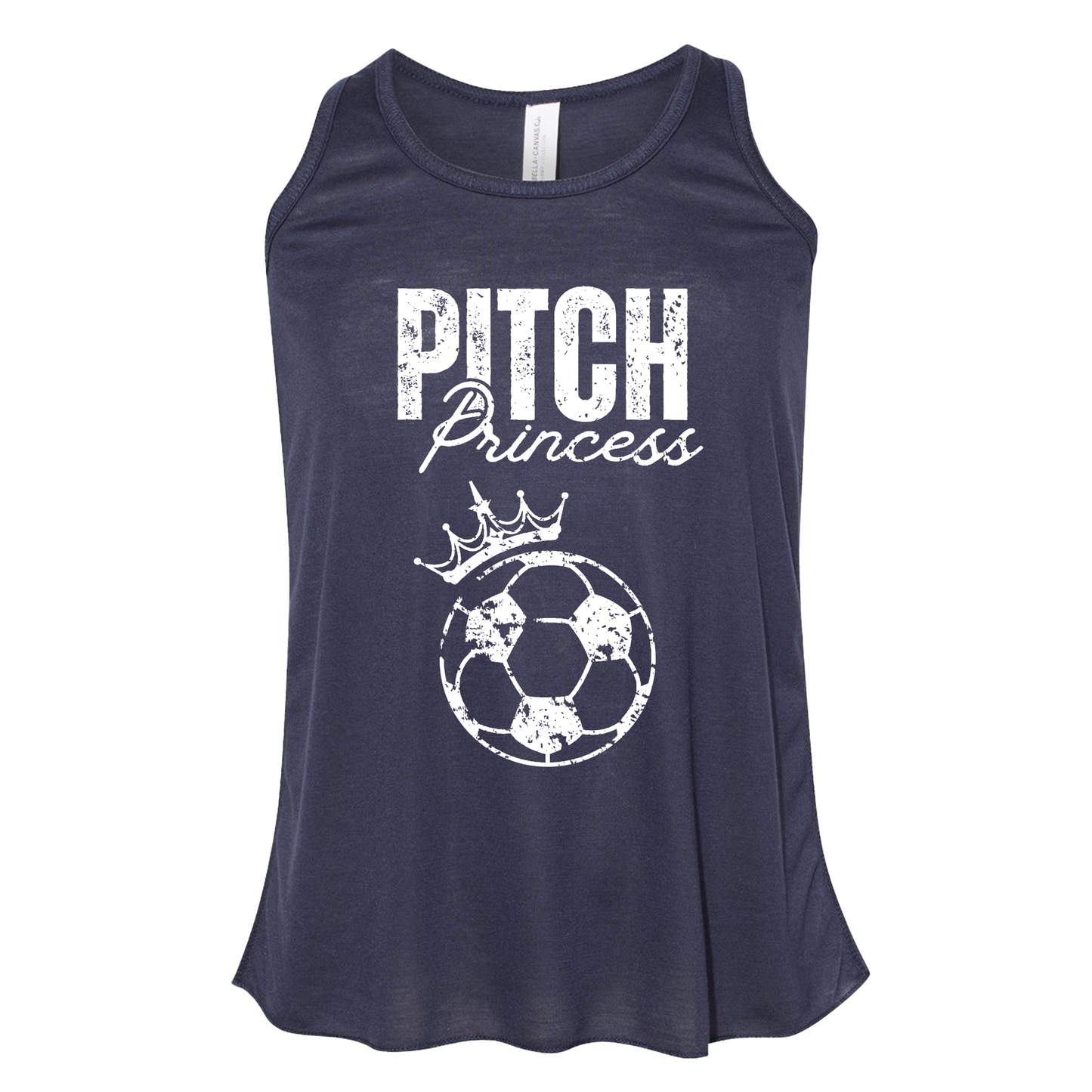Pitch Princess Girls Flowy Tank