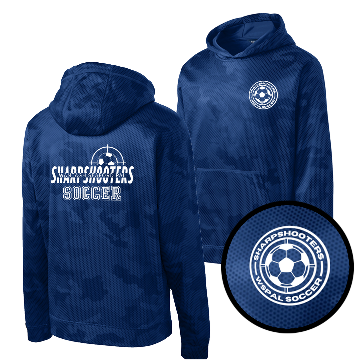 Varsity Logo Youth Camo Performance Hoodie