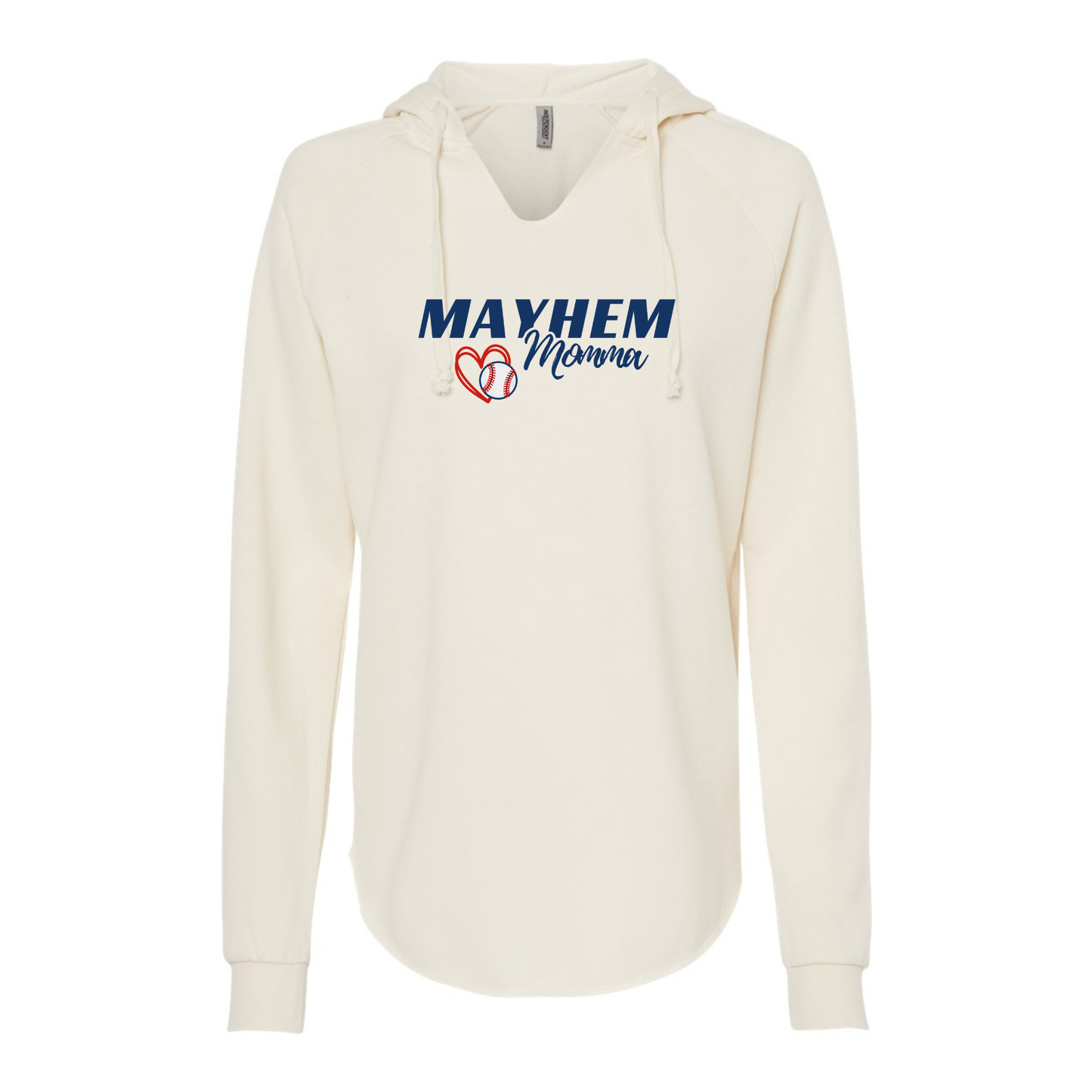 Mayhem Mom Wave Wash Hoodie