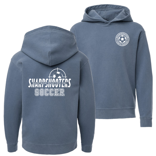 Varsity Logo Garment Dyed Hoodie