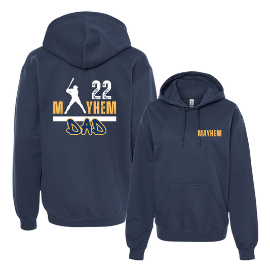 Mayhem Baseball Dad Hoodie