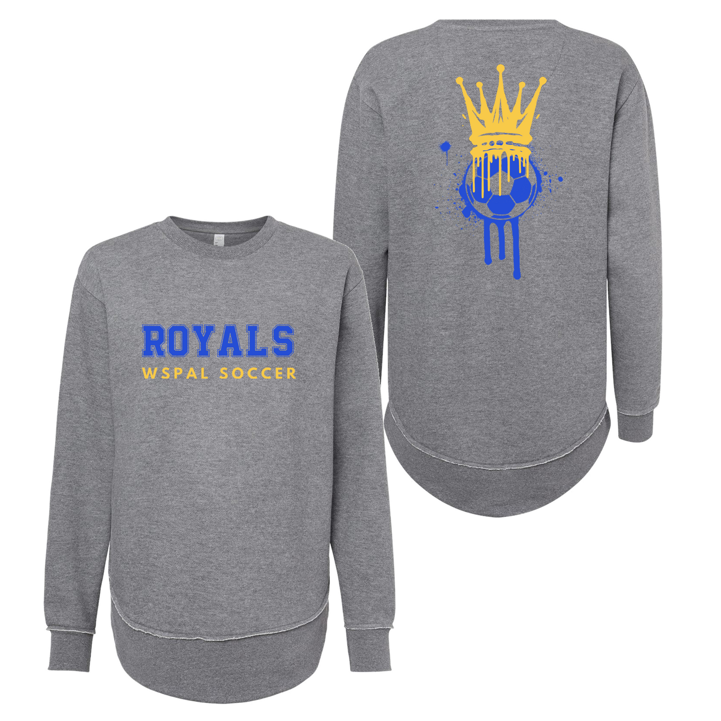 Royals Drip Logo Women’s Weekend Fleece Crewneck